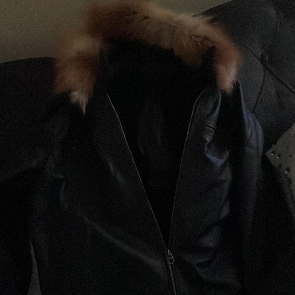 Genuine Leather Bomber Jacket